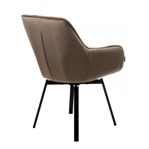 Стул MAVERICK BLUVEL-40 BEIGE/ черный каркас, поворот.360 град. М-City