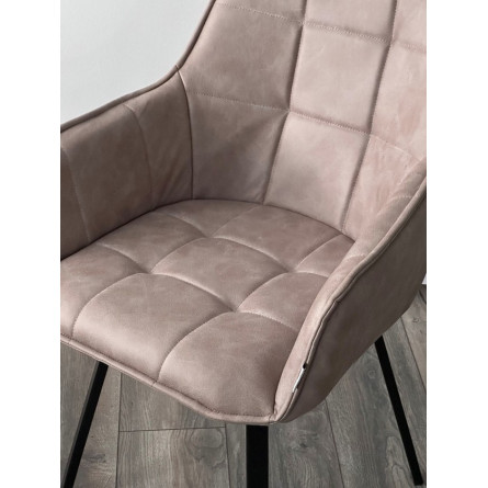 Стул MAVERICK HK007-04 Латте, искусственная замша / черный каркас, поворот.360 град. М-City