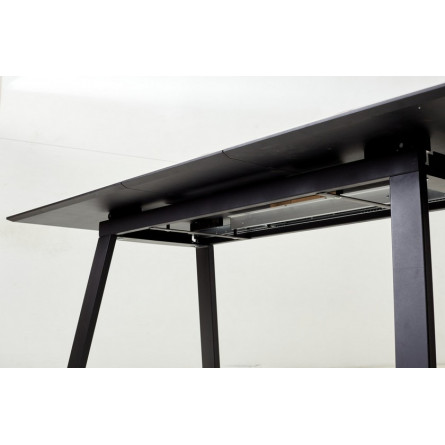 Стол Франк 180 АУРУМ, стекло / ЧЕРНЫЙ М-City