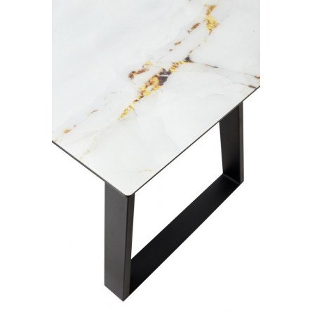 Стол Франк 180 АУРУМ, стекло / ЧЕРНЫЙ М-City