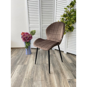 Стул FLOWER BLUVEL-38 LATTE, велюр М-City