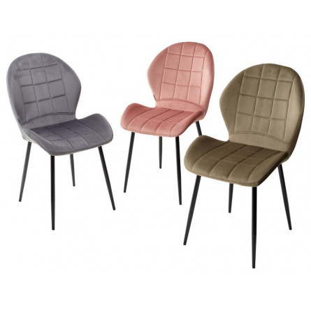 Стул FLOWER BLUVEL-77 ASH GREEN, велюр М-City