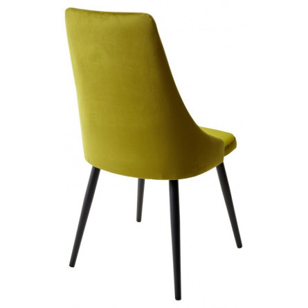 Стул Руссо Riviera 36 Олива, велюр / черный каркас M-City