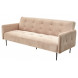 Диван-кровать МОНАКО бежевый 5, велюр, трехместный, прямой, клик-кляк Диван-кровать МОНАКО бежевый 5, велюр, трехместный, прямой, клик-кляк