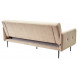 Диван-кровать МОНАКО бежевый 5, велюр, трехместный, прямой, клик-кляк Диван-кровать МОНАКО бежевый 5, велюр, трехместный, прямой, клик-кляк
