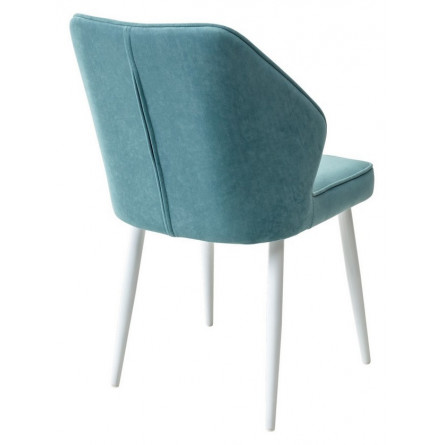Стул VENA, цвет B15 Мята, велюр / белый каркас М-City