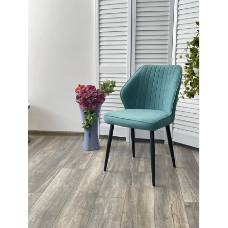 Стул VENA, цвет B15 Мята, велюр / черный каркас М-City