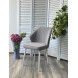 Стул VENA, цвет B22 Серый, велюр / белый каркас М-City Стул VENA, цвет B22 Серый, велюр / белый каркас М-City