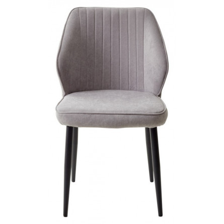 Стул VENA, цвет B22 Серый, велюр / черный каркас М-City