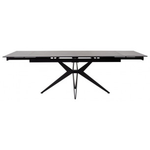 Стол FORIO 160 MATT BLACK MARBLE SINTERED STONE/ BLACK М-City