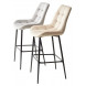 Барный стул ХОФМАН, цвет H-06 Бежевый, велюр / черный каркас М-City Барный стул ХОФМАН, цвет H-06 Бежевый, велюр / черный каркас М-City