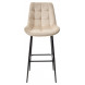 Барный стул ХОФМАН, цвет H-06 Бежевый, велюр / черный каркас М-City Барный стул ХОФМАН, цвет H-06 Бежевый, велюр / черный каркас М-City
