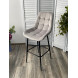 Барный стул ХОФМАН, цвет H-09 Светло-серый, велюр / черный каркас М-City Барный стул ХОФМАН, цвет H-09 Светло-серый, велюр / черный каркас М-City