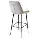 Барный стул ХОФМАН, цвет H-09 Светло-серый, велюр / черный каркас М-City Барный стул ХОФМАН, цвет H-09 Светло-серый, велюр / черный каркас М-City