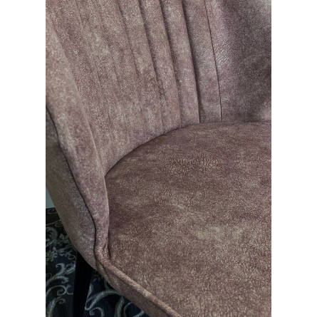 Стул SEATTLE-V КОРИЧНЕВЫЙ 34, античная ткань (микровельвет) / черный каркас М-City