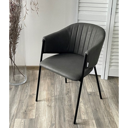 Стул DILL RU-08 антрацит/ черный каркас, М-City