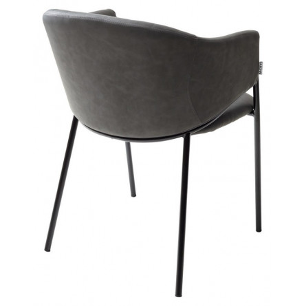 Стул DILL RU-08 антрацит/ черный каркас, М-City