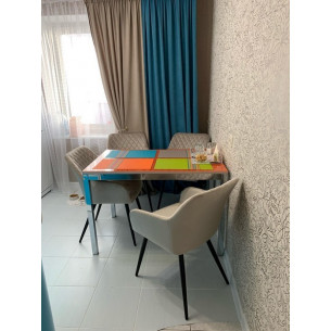 Стул BRANDY серый, велюр G062-14 М-City