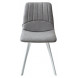 Стул ASHTON RU-07 серая сталь/ белый каркас М-City Стул ASHTON RU-07 серая сталь/ белый каркас М-City