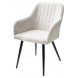 Стул BRANDY WZ2042-02 светло-бежевый фактурный велюр / черный каркас М-City