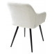 Стул BRANDY WZ2042-18 белая галька, фактурный велюр/ черный каркас М-City Стул BRANDY WZ2042-18 белая галька, фактурный велюр/ черный каркас М-City
