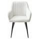 Стул BRANDY WZ2042-18 белая галька, фактурный велюр/ черный каркас М-City Стул BRANDY WZ2042-18 белая галька, фактурный велюр/ черный каркас М-City