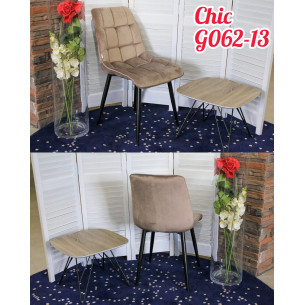 Стул CHIC G062-13 кварцевый, велюр М-City
