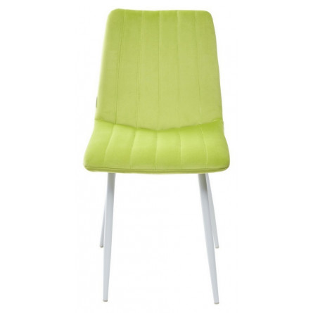 Стул DUBLIN G108-26 стебелек перца, велюр / белый каркас М-City