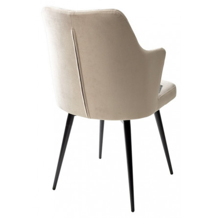 Стул HERMAN 360 град. ЛАТТЕ 25, велюр / черный каркас М-City