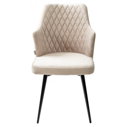 Стул HERMAN 360 град. ЛАТТЕ 25, велюр / черный каркас М-City