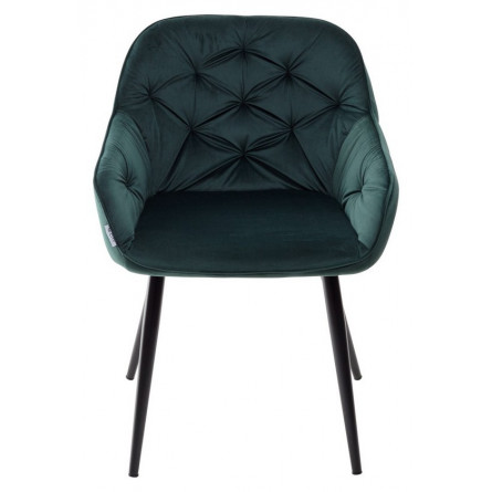 Стул BREEZE BLUVEL-78 GREEN, велюр / черный каркас, велюр М-City