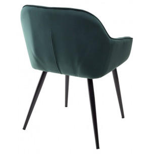Стул BREEZE BLUVEL-78 GREEN, велюр / черный каркас, велюр М-City