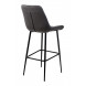 Барный стул ХОФМАН, цвет H-14 Серый, велюр / черный каркас М-City Барный стул ХОФМАН, цвет H-14 Серый, велюр / черный каркас М-City