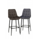 Барный стул ХОФМАН, цвет H-14 Серый, велюр / черный каркас М-City Барный стул ХОФМАН, цвет H-14 Серый, велюр / черный каркас М-City