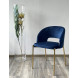Стул AGNES BLUVEL-86 NAVY BLUE, золотой каркас М-City Стул AGNES BLUVEL-86 NAVY BLUE, золотой каркас М-City