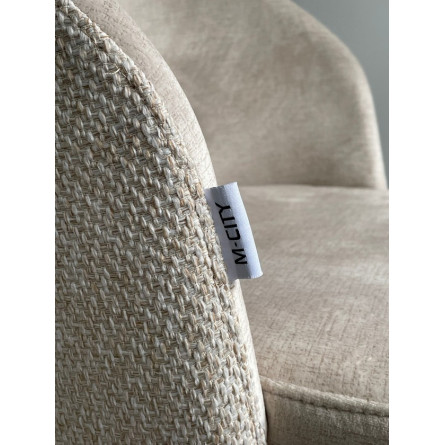 Стул AGNES PK6015-06 (VBP206) античный светло-бежевый / TRF-11 светло-бежевый, золотой каркас М-City