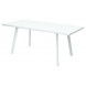 Стол ФИН 120 Белый, стекло/ Белый каркас М-City Стол ФИН 120 Белый, стекло/ Белый каркас М-City