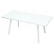 Стол ФИН 120 Белый, стекло/ Белый каркас М-City Стол ФИН 120 Белый, стекло/ Белый каркас М-City