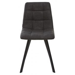 Стул CHILLI SQUARE RU-08 антрацит, PU / черный каркас М-City