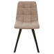 Стул CHILLI SQUARE RU-09 серо-бежевый винтаж, PU / черный каркас М-City Стул CHILLI SQUARE RU-09 серо-бежевый винтаж, PU / черный каркас М-City