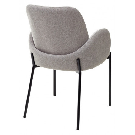 Стул NIKKI VF119 светло-серый / VF120 серый / черный каркас М-City