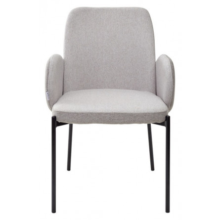 Стул NIKKI VF119 светло-серый / VF120 серый / черный каркас М-City