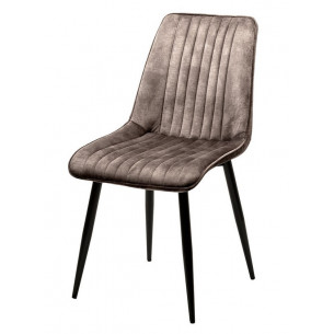 Стул REMI PK6015-08(VBP208) античный серо-бежевый, велюр М-City