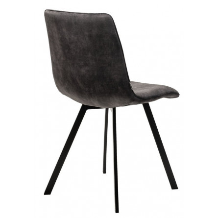 Стул ARFA VT5001-3 античный серый, велюр без "пальчикового" эффекта/ черный каркас М-City