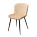 Стул VARESE G062-03 светлый беж, велюр / черный каркас М-City
