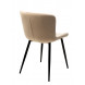 Стул VARESE G062-03 светлый беж, велюр / черный каркас М-City Стул VARESE G062-03 светлый беж, велюр / черный каркас М-City