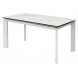 Стол CREMONA 140 MATTE STATUARIO Белый мрамор матовый, керамика/ белый каркас М-City