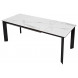 Стол CREMONA 140 MATTE STATUARIO Белый мрамор матовый, керамика/ черный каркас М-City Стол CREMONA 140 MATTE STATUARIO Белый мрамор матовый, керамика/ черный каркас М-City
