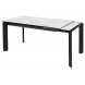 Стол CREMONA 140 MATTE STATUARIO Белый мрамор матовый, керамика/ черный каркас М-City Стол CREMONA 140 MATTE STATUARIO Белый мрамор матовый, керамика/ черный каркас М-City