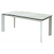 Стол CREMONA 180 KL-188 Контрастный мрамор матовый, итальянская керамика/ белый каркас М-City Стол CREMONA 180 KL-188 Контрастный мрамор матовый, итальянская керамика/ белый каркас М-City